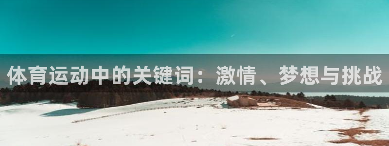 一竞技官网测试：体育运动中的关键词：